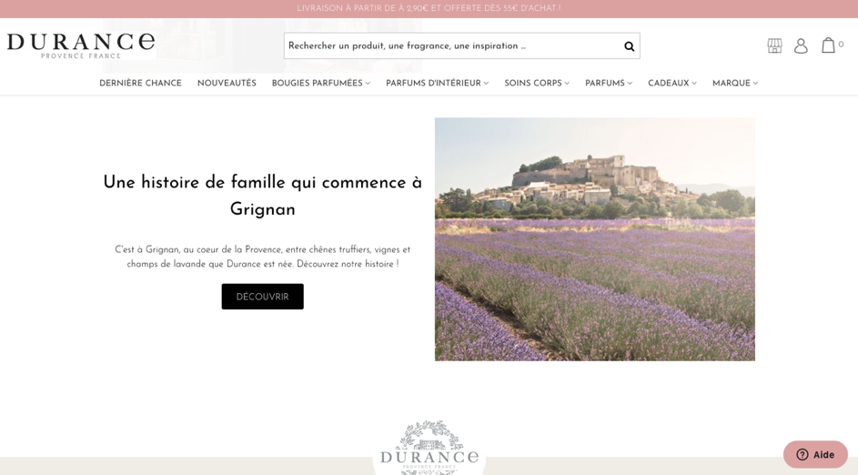 Durance home page