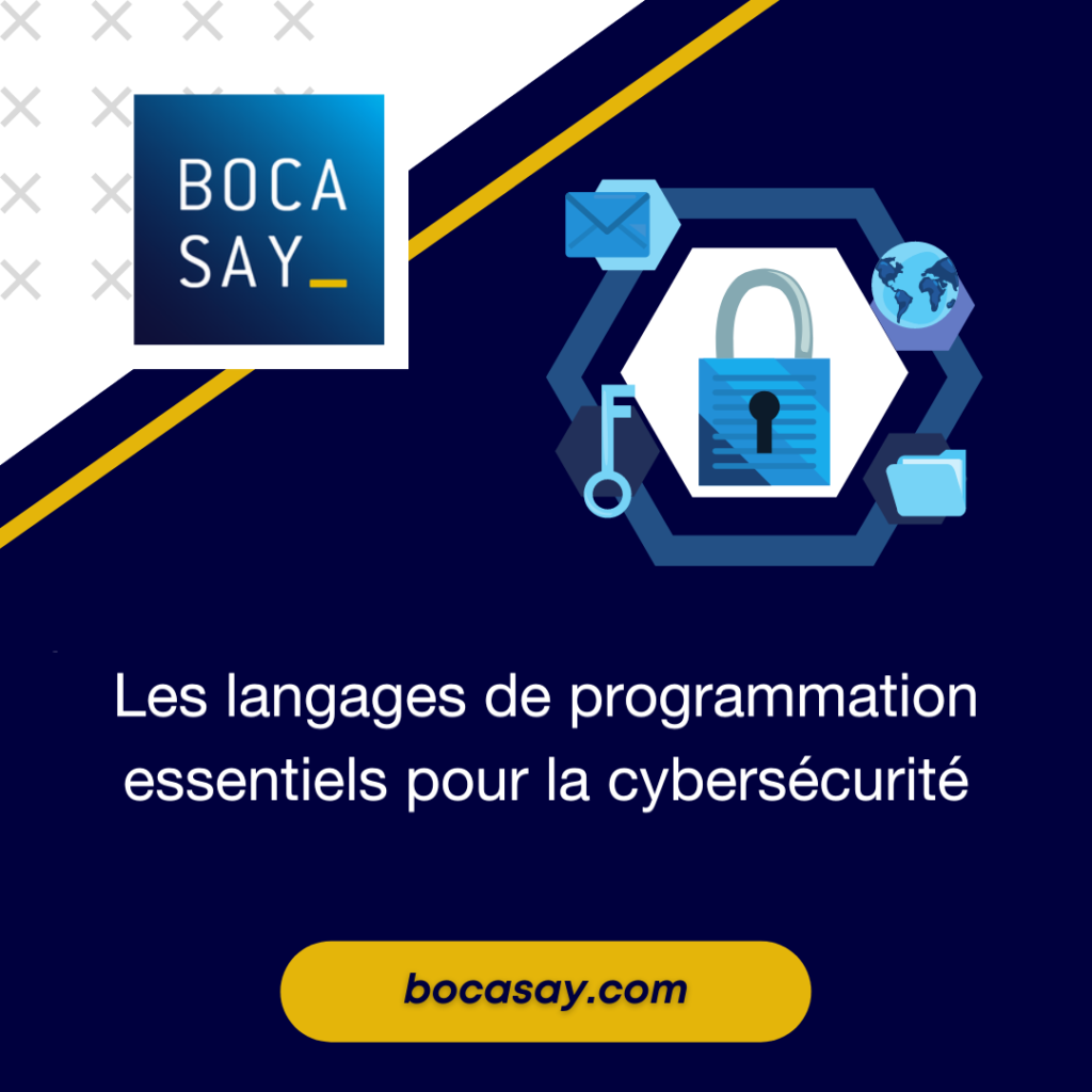 Entreprise spécialisée en développement informatique offshore, Bocasay vous liste les langages les plus utilisés dans la cybersécurité ©Canva