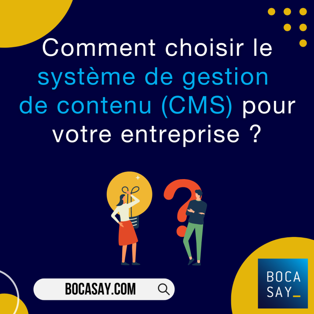 Quel est le CMS pour votre entreprise ? ©Canva