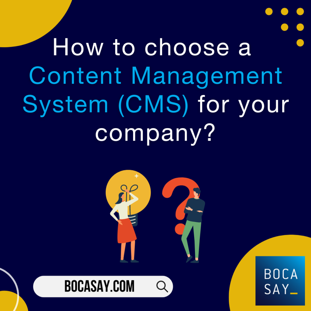 What is the CMS for your business? ©Canva