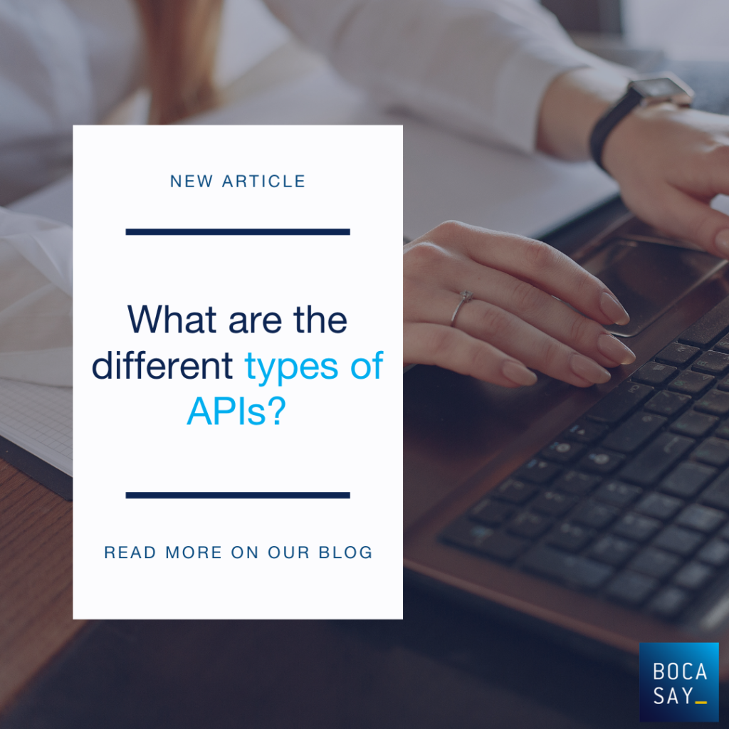 What are the different types of APIs? ©Pexels